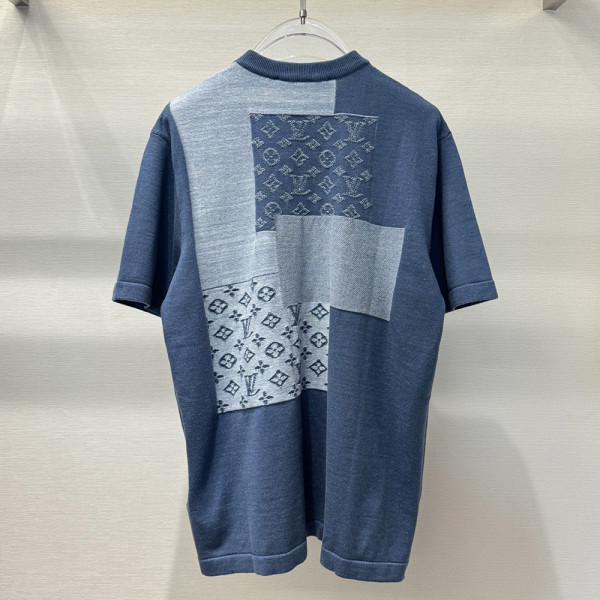 Louis Vuitton, Men T-Shirt, Blue