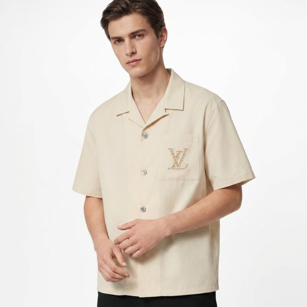Louis Vuitton, Men Shirt, Cream