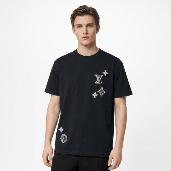 Louis Vuitton, Men T-Shirt, Black