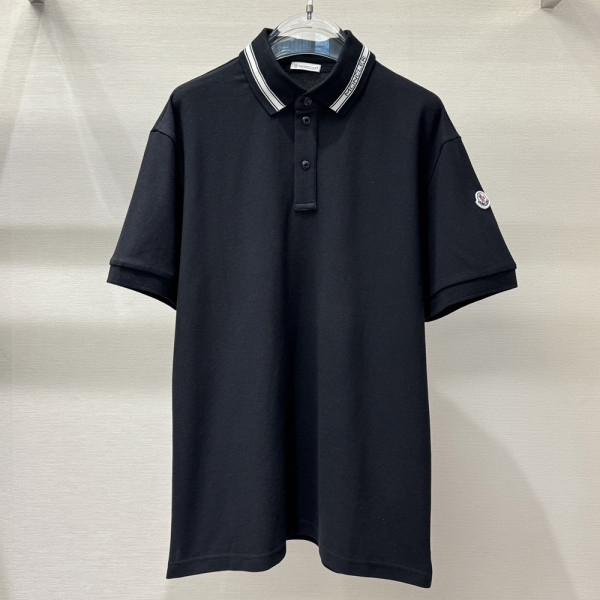 Moncler, Men Polo, Black