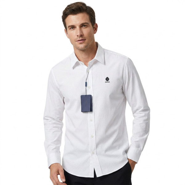 Prada, Men Shirt, White