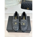 Chanel, Women Loafer, Blue