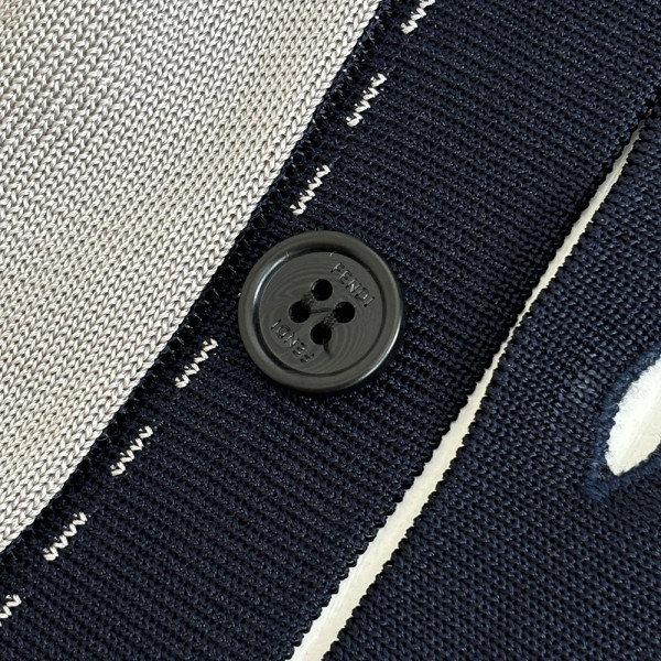 Fendi, Men Polo, Grey