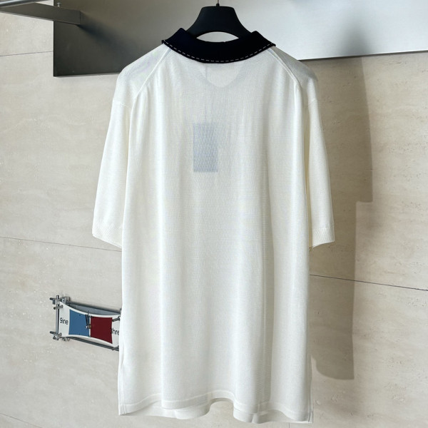 Fendi, Men Polo, White