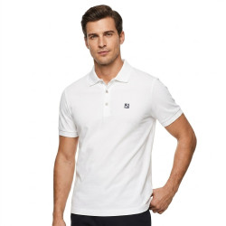 Fendi, Men Polo, White