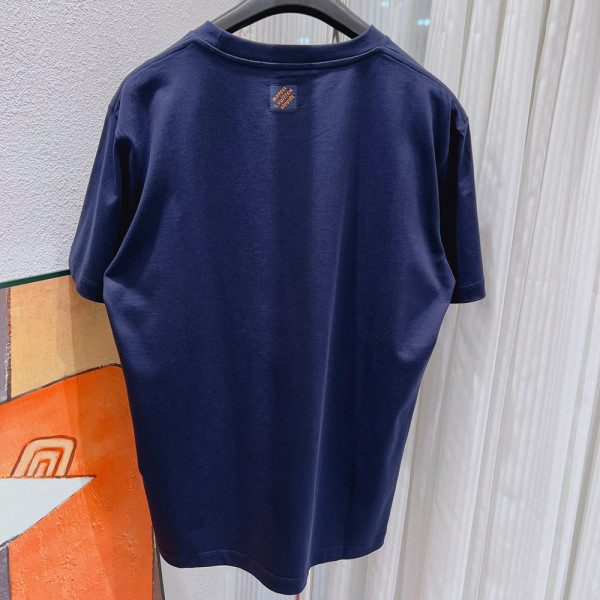Louis Vuitton, Men T-Shirt, Navy