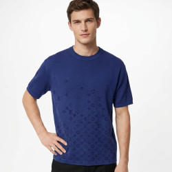 Louis Vuitton, Men T-Shirt, Navy