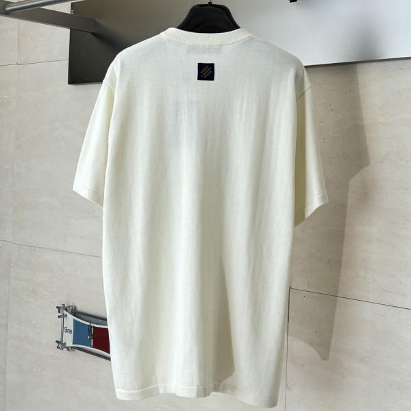 Louis Vuitton, Men T-Shirt, Cream
