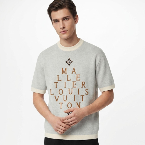Louis Vuitton, Men T-Shirt, Cream