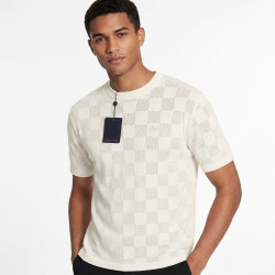 Louis Vuitton, Men T-Shirt, Cream