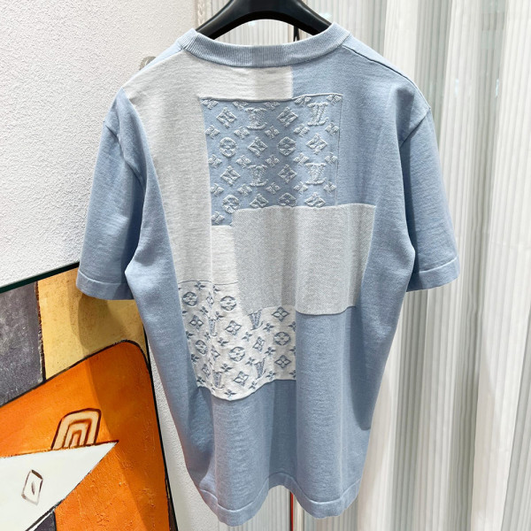 Louis Vuitton, Men T-Shirt, Blue