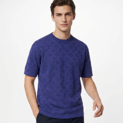 Louis Vuitton, Men T-Shirt, Navy