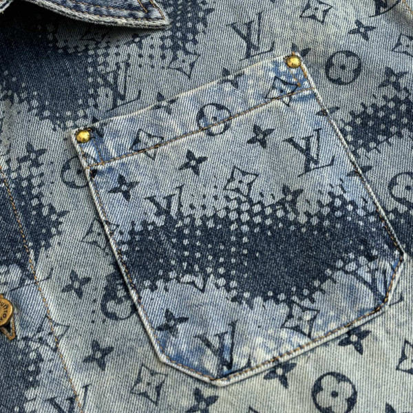 Louis Vuitton, Men Shirt, Blue
