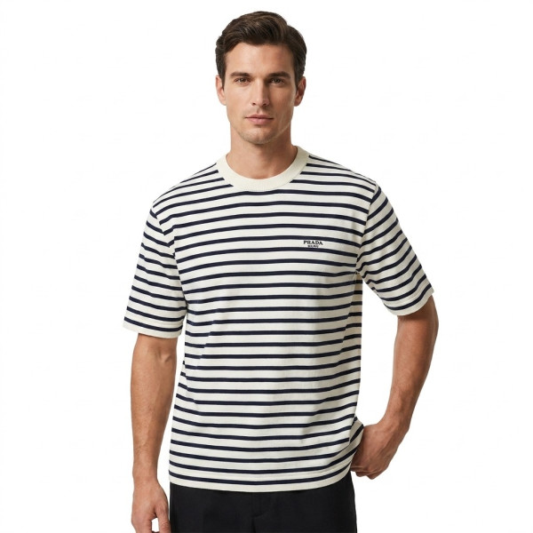 Prada, Men T-Shirt, White