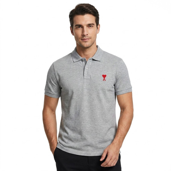 Ami, Men T-Shirt, Grey