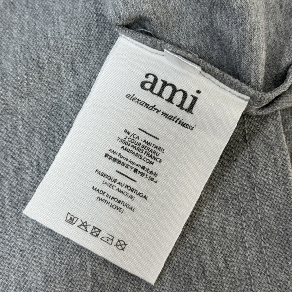 Ami, Men T-Shirt, Grey