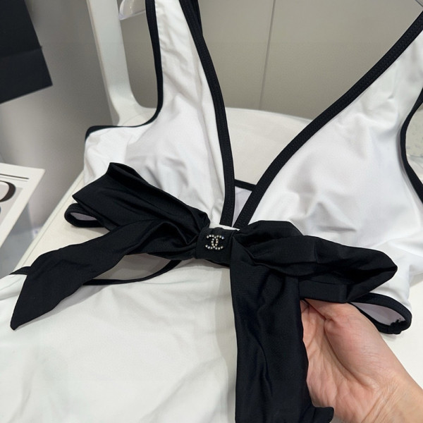 Chanel, Women Swimsuit, White