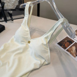 Loewe, Women Swimsuit, Cream