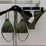 Loewe, Women Bikini, Khaki