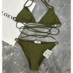 Loewe, Women Bikini, Khaki
