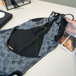 Louis Vuitton, Women Swimsuit, Grey