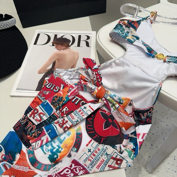 Louis Vuitton, Women Swimsuit, Colorful