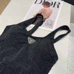 Prada, Women Swimsuit, Black