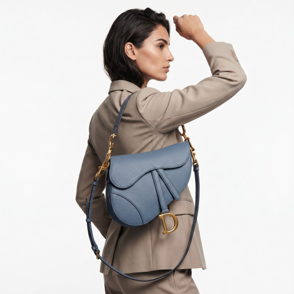 Christian Dior, Saddle, Women Bag, Blue
