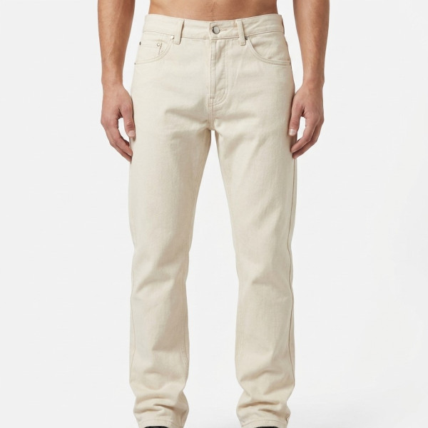 Louis Vuitton, Men Jean, Cream, Size S