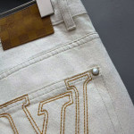 Louis Vuitton, Men Jean, Cream, Size S