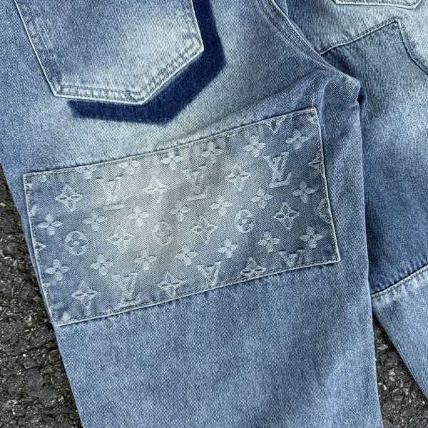 Louis Vuitton, Men Jean, Blue