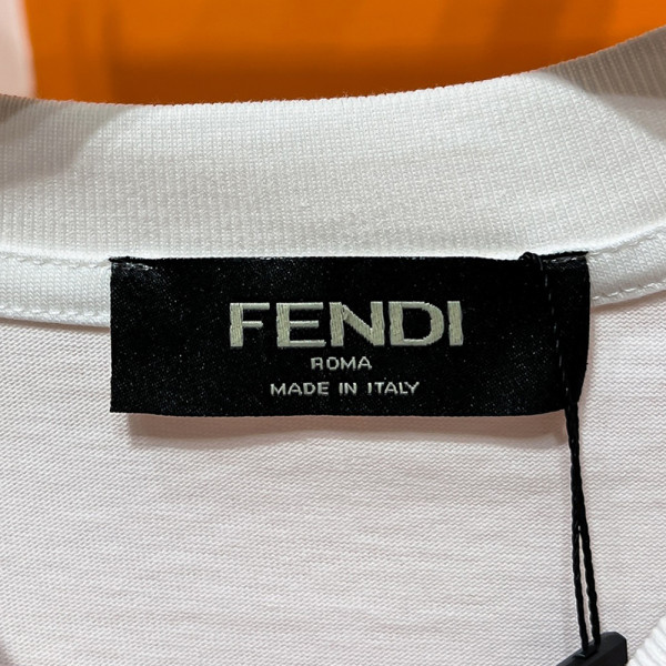 Fendi, Men T-Shirt, White