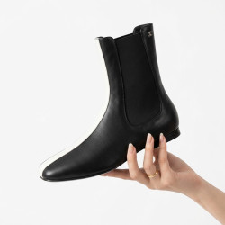 Chanel, Women Boot, Black