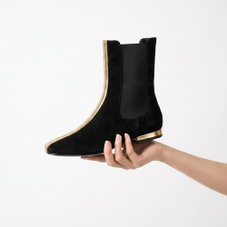 Chanel, Women Boot, Black