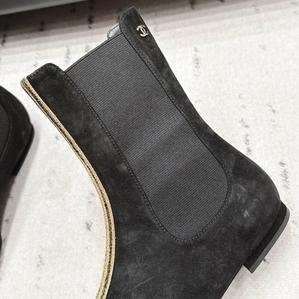 Chanel, Women Boot, Black