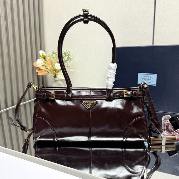 Prada, Women Bag, Burgundy