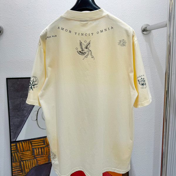 Balenciaga, Men T-Shirt, Cream