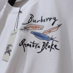 Burberry, Heren T-Shirt, Wit
