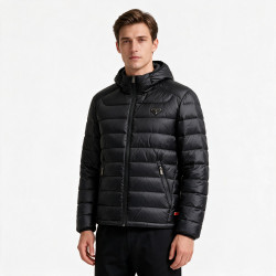 Prada, Re-Nylon Hooded Puffer, Men Jacket