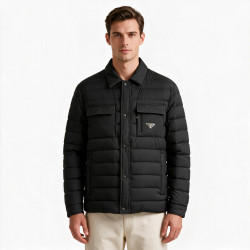 Prada, Re-Nylon Padded Shirt, Men Jacket