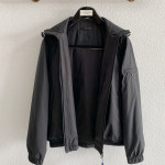 Prada, Re-Nylon Hooded Jacket, Men Jacket, Black