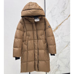 Prada, Re-Nylon Long Hooded Puffer, Women Jacket