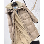 Prada, Re-Nylon Long Hooded Puffer, Women Jacket