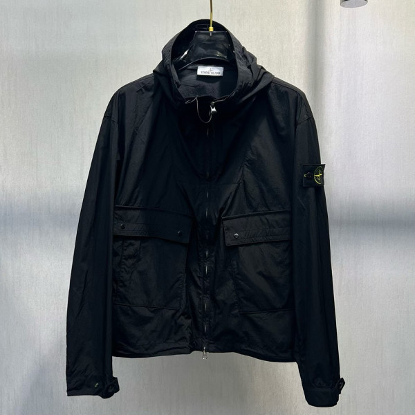 Stone Island, Nylon Metal Watro Hooded, Men Jacket