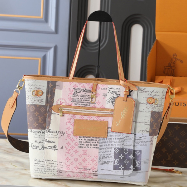 Louis Vuitton, Dames Tas, Bruin, Dubbelzijdig