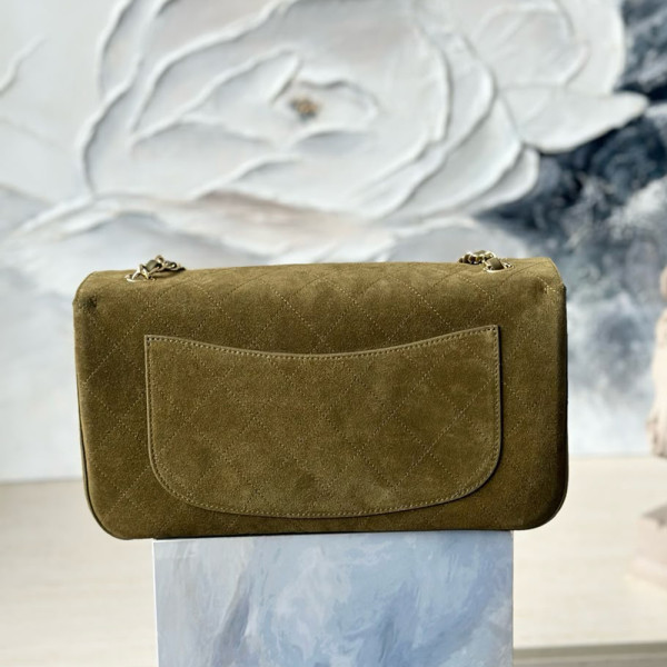 Chanel, Maxi Souplissimo, Women Bag, Khaki