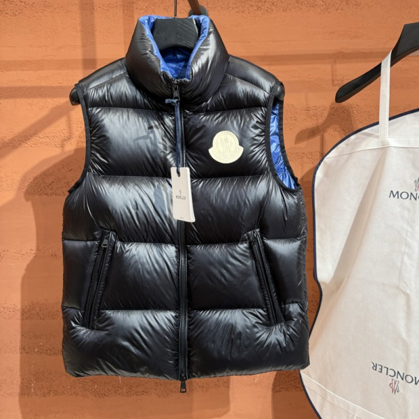 Moncler, Men Vest, Black