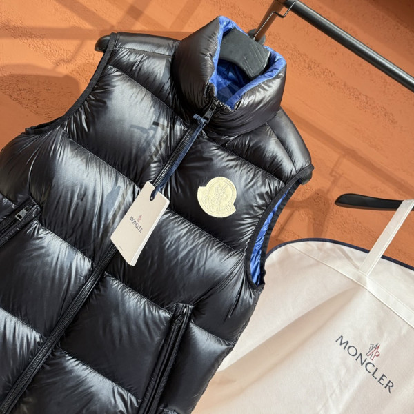 Moncler, Men Vest, Black