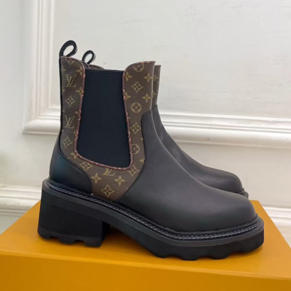 Louis Vuitton, Beaubourg, Women Boot, Brown