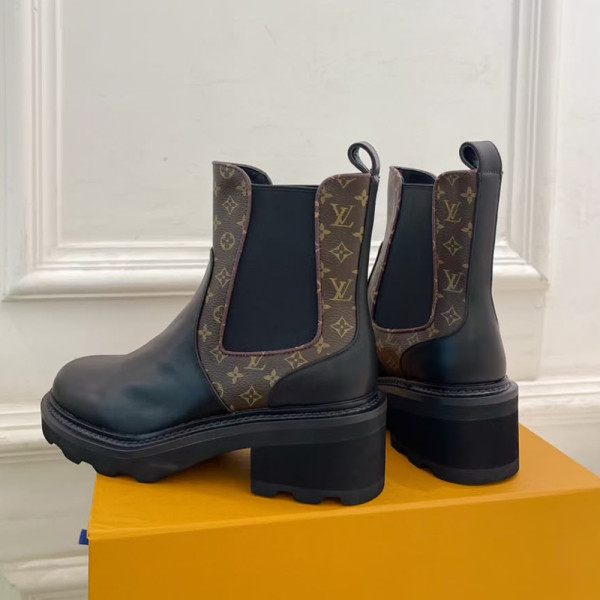 Louis Vuitton, Beaubourg, Women Boot, Brown